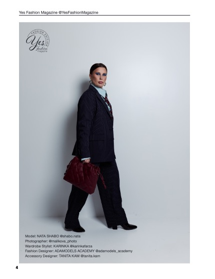 Yes Fashion Magazine, Issue #108, September 2026, Fashion Edition, page 4