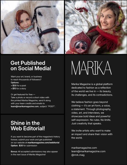 MARIKA MAGAZINE PORTRAIT (ISSUE 6226 - MARCH), page 2