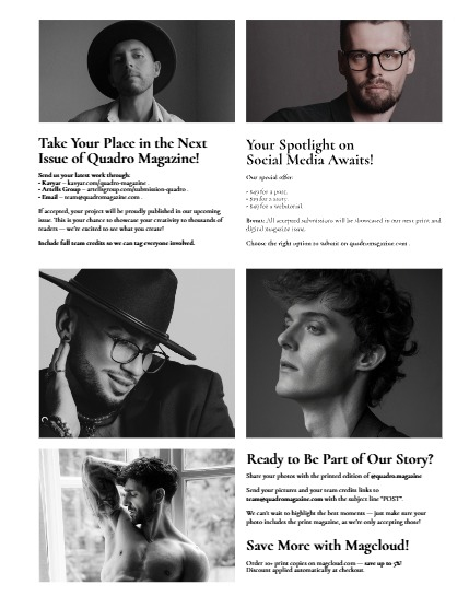 QUADRO MAGAZINE - MEN JULY (Vol 1671), page 3