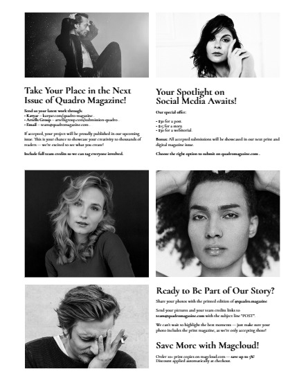 QUADRO MAGAZINE - EMOTIONS. ART. FASHION AUGUST (Vol 1212), page 3