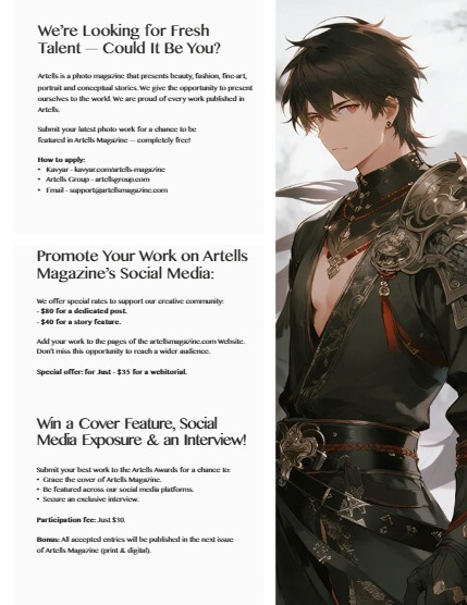 ARTELLS MAGAZINE - FANTASY & AI AUGUST (Vol 3460), page 3