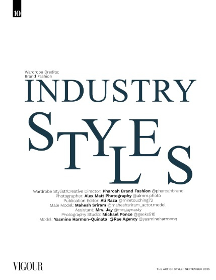 VIGOUR MAGAZINE The Art of Style | September 2025 | Issue 01, page 10