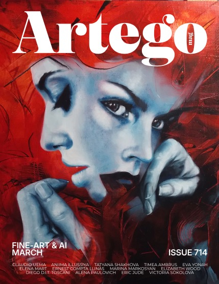 ARTEGO MAGAZINE - FINE-ART & AI MARCH ISSUE 714, page 1