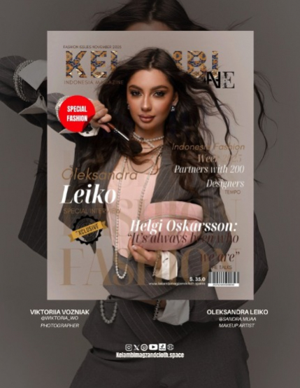 Kelambi Magazine Fashion Interview Oleksandra Leiko November 4th 2025, page 2