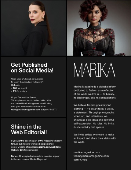 MARIKA MAGAZINE FASHION & GLAMOUR (ISSUE 5910 - SEPTEMBER), page 2