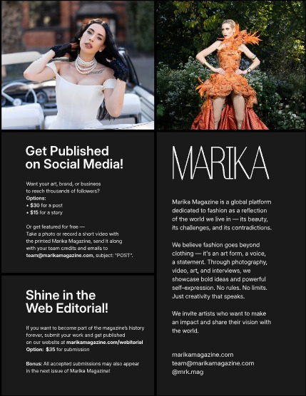 MARIKA MAGAZINE FASHION & GLAMOUR (ISSUE 6010 - NOVEMBER) , page 2