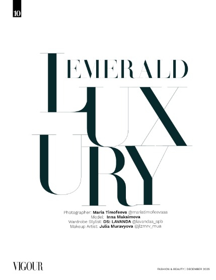 VIGOUR MAGAZINE Fashion & Beauty | December 2025 | Issue 09, page 10