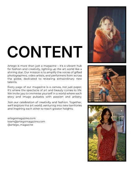 ARTEGO MAGAZINE - PORTRAIT DECEMBER ISSUE 1167, page 2