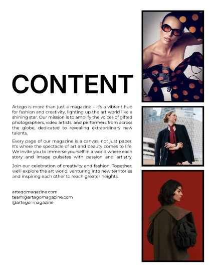 ARTEGO MAGAZINE - FASHION & GLAMOUR JUNE ISSUE 1398, page 2