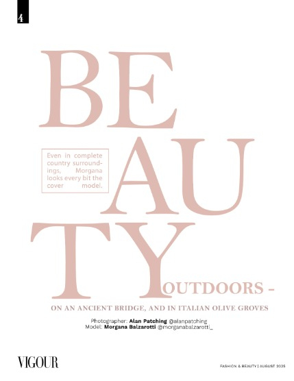 VIGOUR MAGAZINE Fashion & Beauty | August 2025 | Issue 11, page 4