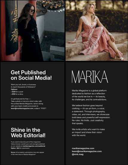 MARIKA MAGAZINE PORTRAIT (ISSUE 6327 - JUNE), page 2