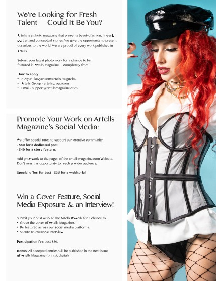 ARTELLS MAGAZINE - PORTRAIT DECEMBER (Vol 3778), page 3