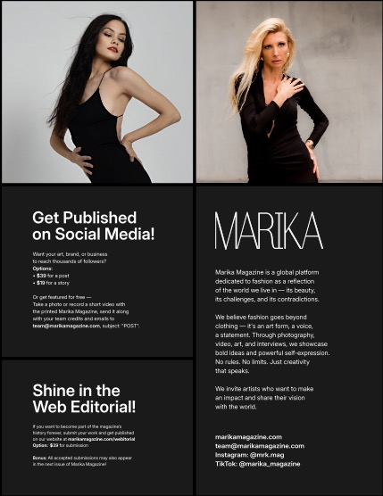 MARIKA MAGAZINE PORTRAIT (ISSUE 6352 - JULY), page 2