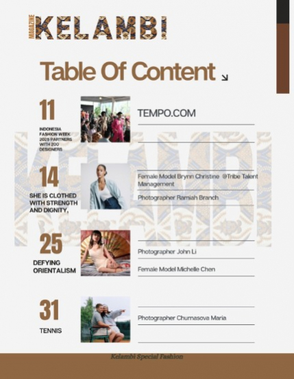 Kelambi Magazine 10th September Special Fashion, page 4