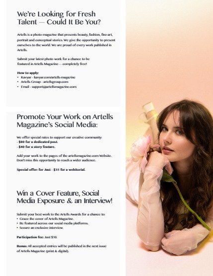 ARTELLS MAGAZINE - PORTRAIT SEPTEMBER (Vol 3581), page 3