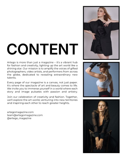 ARTEGO MAGAZINE - PORTRAIT JANUARY ISSUE 1202, page 2