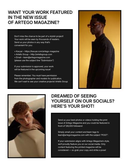 ARTEGO MAGAZINE - MEN MAY ISSUE 814, page 4