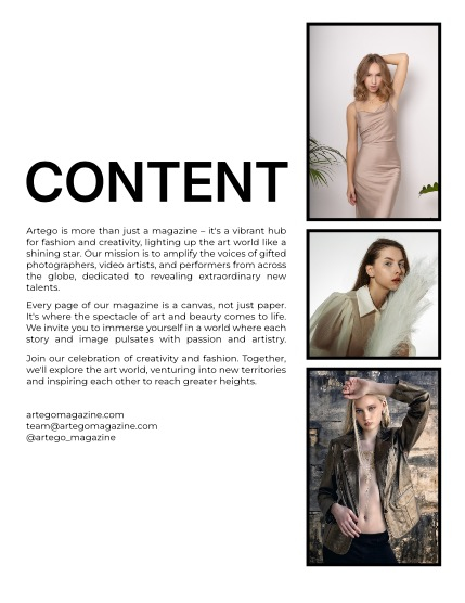 ARTEGO MAGAZINE - PORTRAIT MAY ISSUE 856, page 2