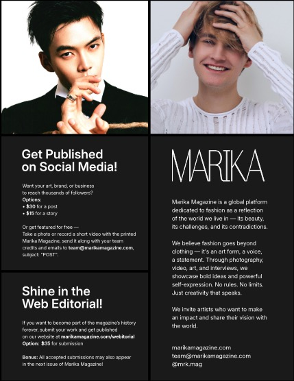 MARIKA MAGAZINE MEN (ISSUE 5889 - SEPTEMBER), page 2