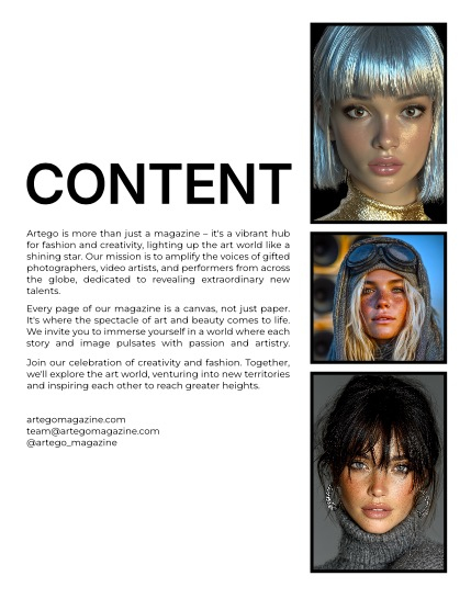 ARTEGO MAGAZINE - FINE-ART & AI SEPTEMBER ISSUE 1042, page 2