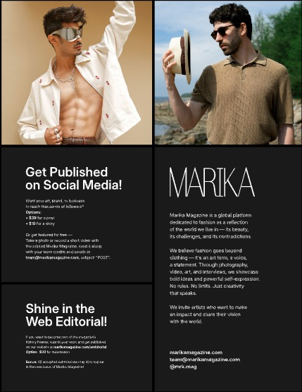 MARIKA MAGAZINE MEN (ISSUE 6308 - JUNE), page 2