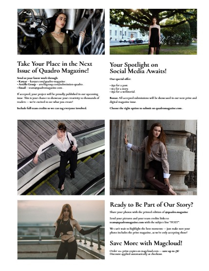 QUADRO MAGAZINE - PORTRAIT AUGUST (Vol 1255), page 3