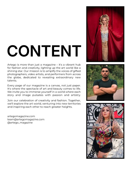 ARTEGO MAGAZINE - PORTRAIT JANUARY ISSUE 1181, page 2