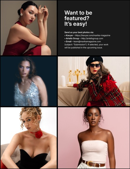 MARIKA MAGAZINE FASHION & GLAMOUR (ISSUE 5843 - AUGUST), page 3