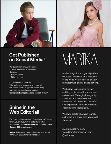 MARIKA MAGAZINE TEEN & KIDS (ISSUE 6032 - NOVEMBER), page 2