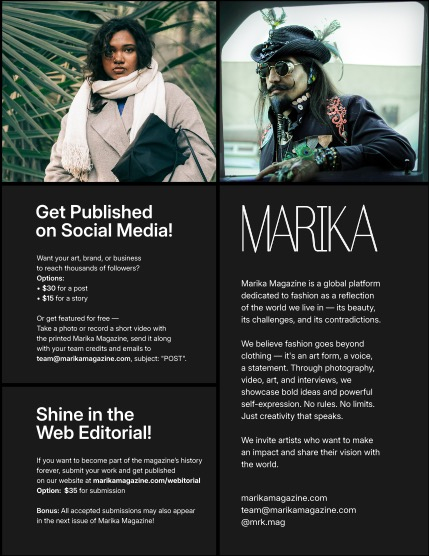 MARIKA MAGAZINE PORTRAIT (ISSUE 6216 - MARCH), page 2