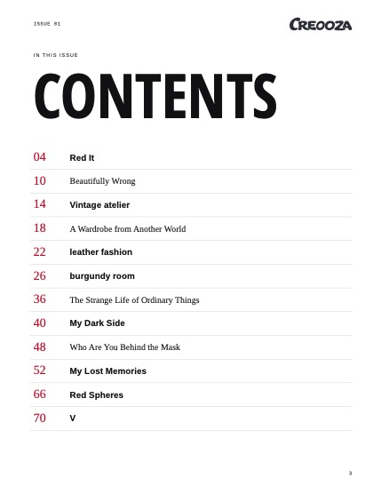 CREOOZA Magazine, page 3