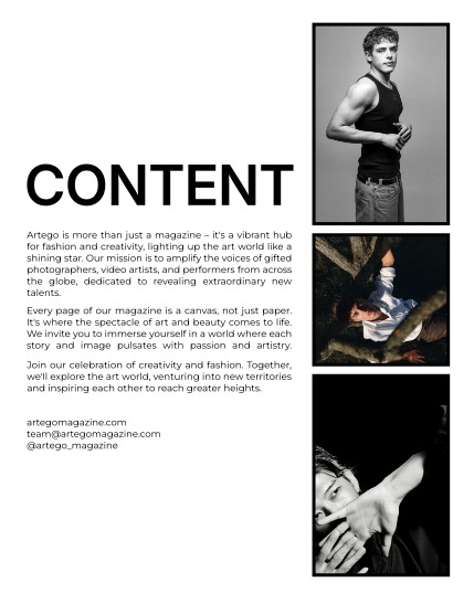 ARTEGO MAGAZINE - MEN NOVEMBER ISSUE 1117, page 2