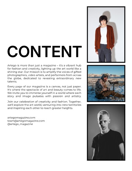 ARTEGO MAGAZINE - MEN NOVEMBER ISSUE 1118, page 2