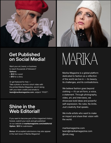 MARIKA MAGAZINE FASHION & GLAMOUR (ISSUE 5843 - AUGUST), page 2