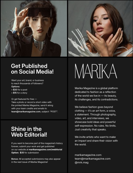 MARIKA MAGAZINE FASHION & GLAMOUR (ISSUE 5786 - JULY), page 2