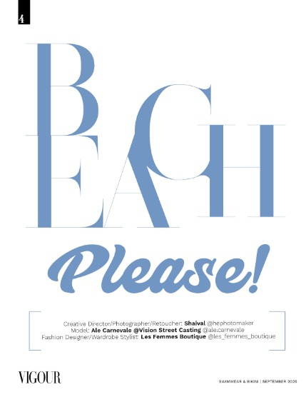 VIGOUR MAGAZINE Swimwear & Bikini | September 2025 | Issue 03, page 4