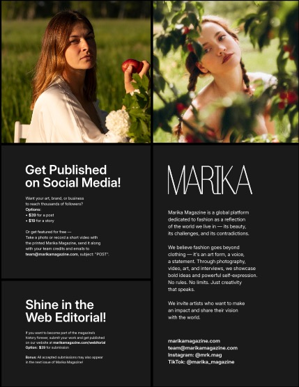 MARIKA MAGAZINE PORTRAIT (ISSUE 6350 - JULY), page 2