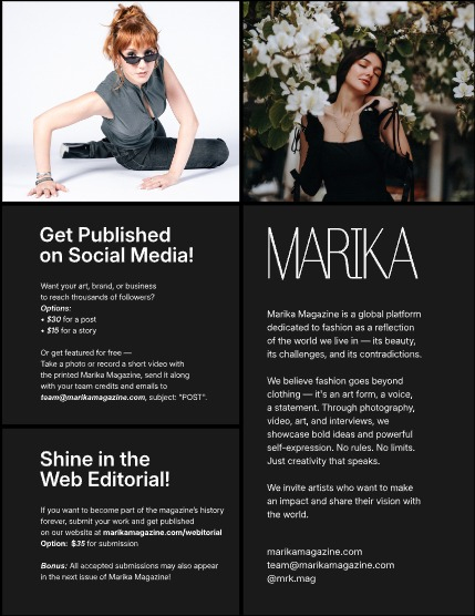 MARIKA MAGAZINE PORTRAIT (ISSUE 5973 - OCTOBER), page 2