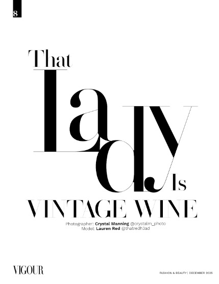 VIGOUR MAGAZINE Fashion & Beauty | December 2025 | Issue 06, page 8