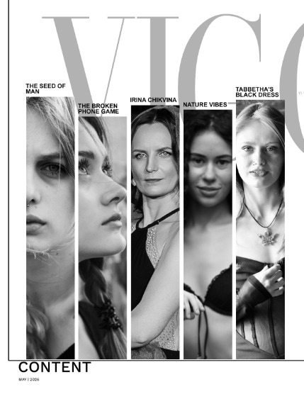 VIGOUR MAGAZINE The Black And White | May 2026 | Issue 02, page 2