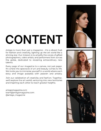 ARTEGO MAGAZINE - PORTRAIT DECEMBER ISSUE 1163, page 2