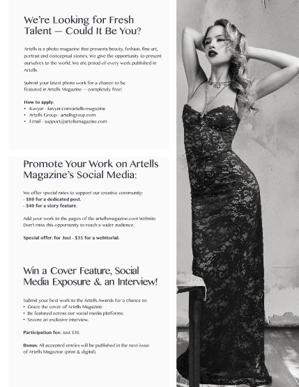 ARTELLS MAGAZINE - PORTRAIT JANUARY (Vol 3834), page 3