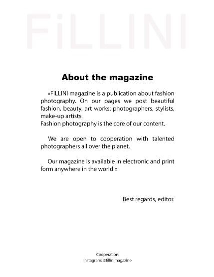 FiLLINI magazine (July vol.1/2026), page 2
