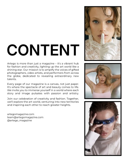 ARTEGO MAGAZINE - FASHION & GLAMOUR JUNE ISSUE 1392, page 2