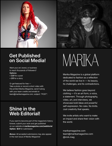 MARIKA MAGAZINE PORTRAIT (ISSUE 6217 - MARCH), page 2