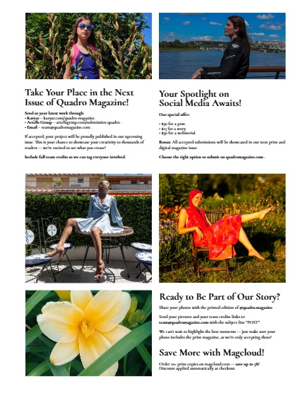 QUADRO MAGAZINE - EMOTIONS. ART. FASHION AUGUST (Vol 1207), page 3