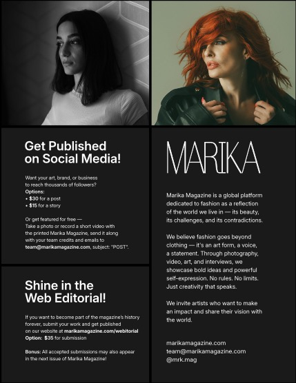 MARIKA MAGAZINE PORTRAIT (ISSUE 5816 - July), page 2