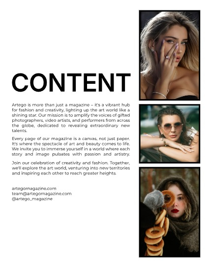 ARTEGO MAGAZINE - PORTRAIT DECEMBER ISSUE 1166, page 2