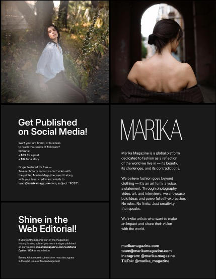 MARIKA MAGAZINE PORTRAIT (ISSUE 6418 - SEPTEMBER), page 2