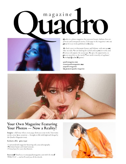 QUADRO MAGAZINE - EMOTIONS. ART. FASHION AUGUST (Vol 1210), page 2